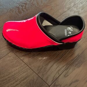 Hot Pink Clogs,  Women's Mules